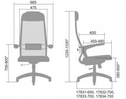 Кресло комплект 22-светло-серое